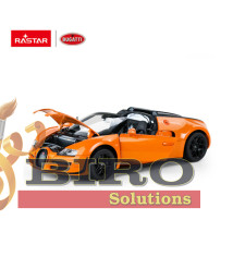 Mașină RASTAR Die cast 1:18 Bugatti Grand Sport Vitesse, orange, 61369